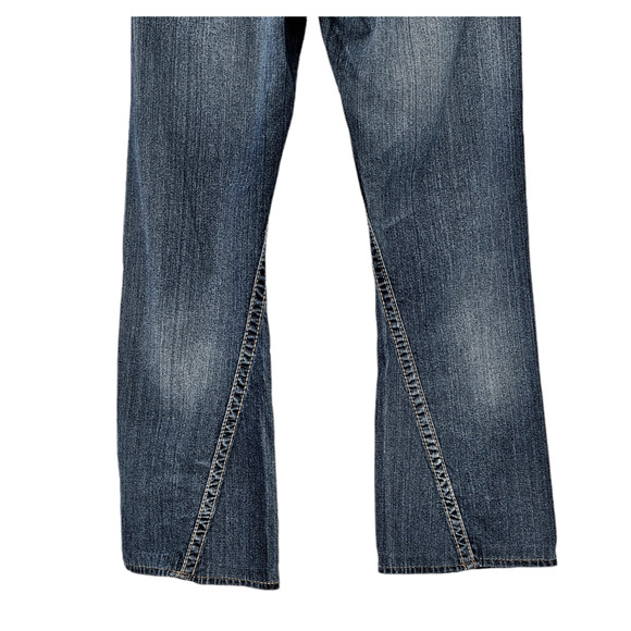 True Religion Joey Flare Jeans Size 31 Y2K Low Rise - Picture 6 of 16